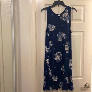 Old Navy floral knit dress